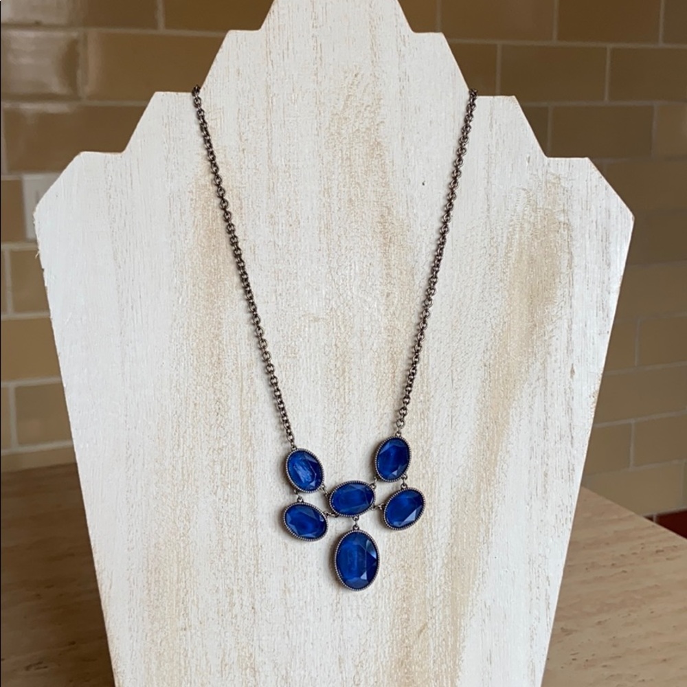 Touchstone Crystal Royal Blue Necklace